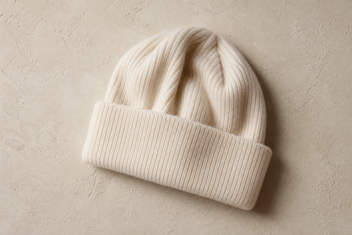 Bonnet Maille Côtelée