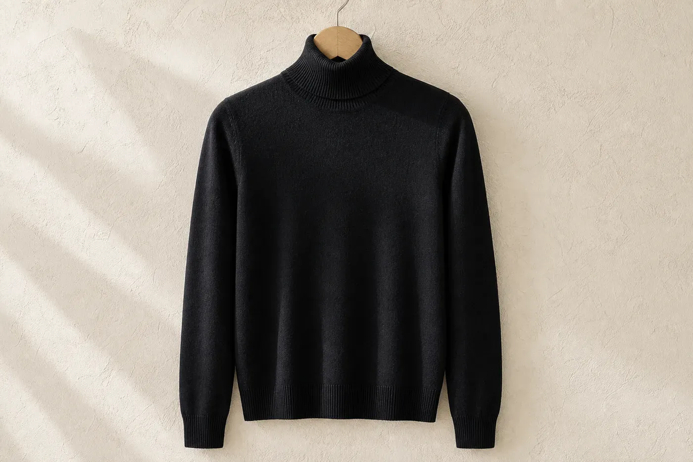 Pull Col Roule Merinos Fin — Essentiel